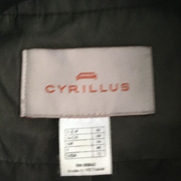 CYRILLUS PARIS Lagenlook Lightweight Double Breasted Crinkled Coat Green 12 - Picture 4 of 7